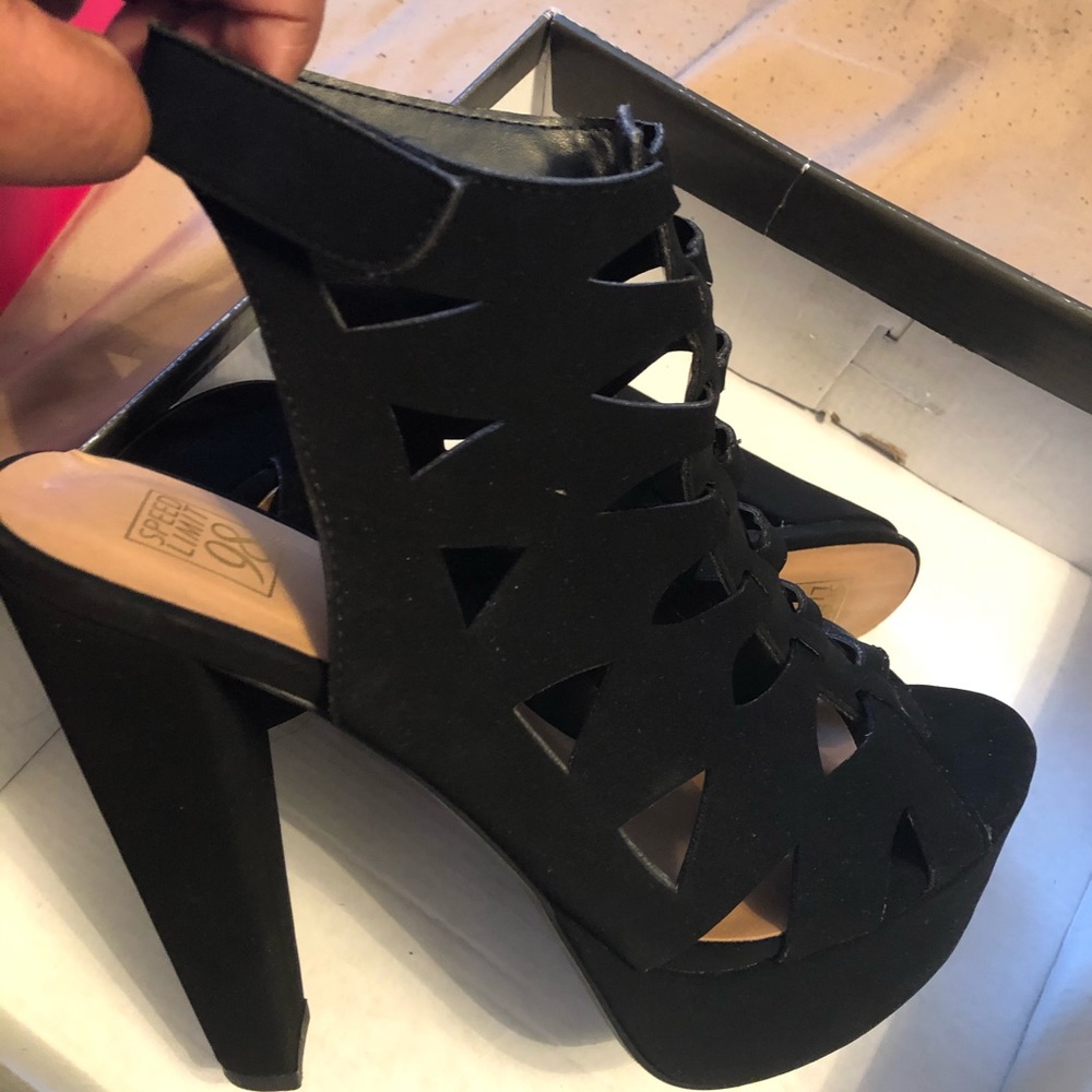 Black heels